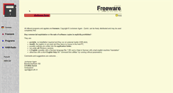 Desktop Screenshot of freeware.persoft.ch