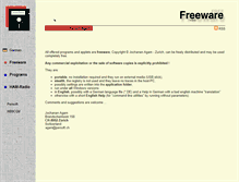 Tablet Screenshot of freeware.persoft.ch